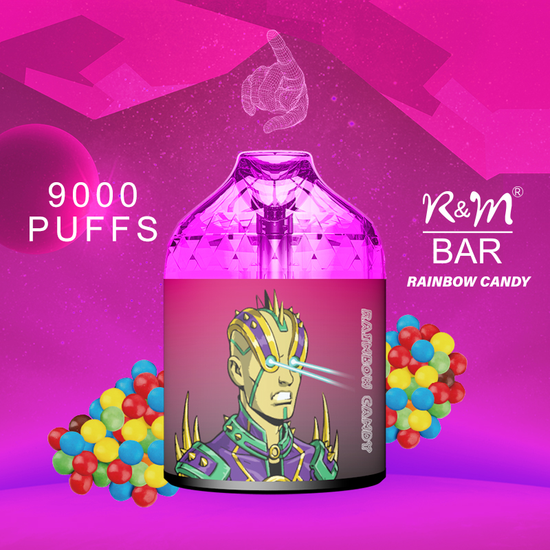 R&M BAR Rainbow Candy 9k Irlande Jetable Vape|E-cigarette