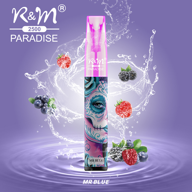 R&M Paradise Mini Europe 2% Salt Nicotine 2500 Puffs Personnalisez la marque jetable vape