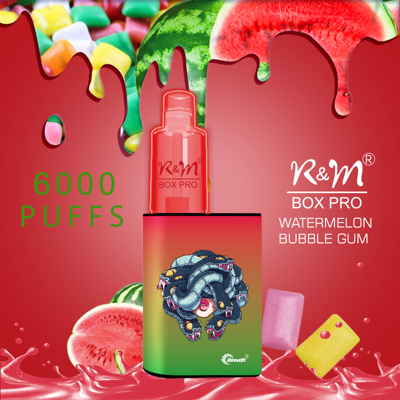 R&M Box Pro Fruit Flavour Ruiissa Vape jetable