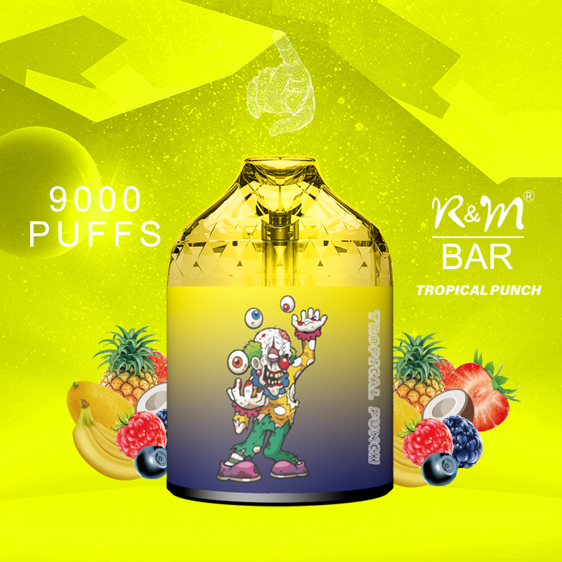 R&M Bar Dubai Airfow Airfow 9000 Puffs Vape Disposable | Dispositif de vape rechargeable