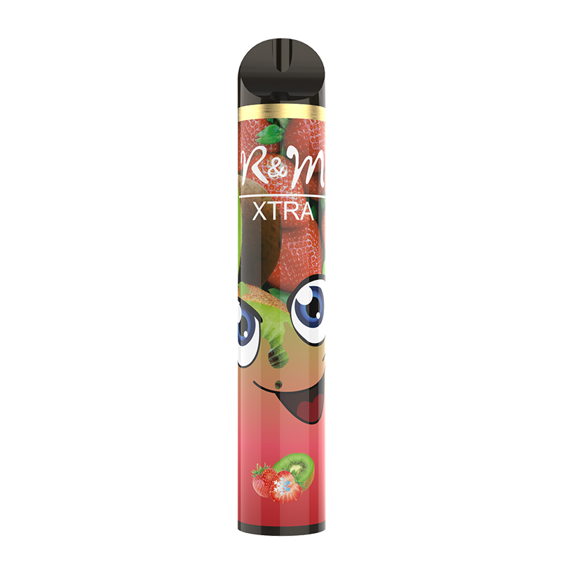 R & M XTRA 1600 Puffs 6% Dispositif jetable de Vape Nicotine | Strawberry Kiwi Ice