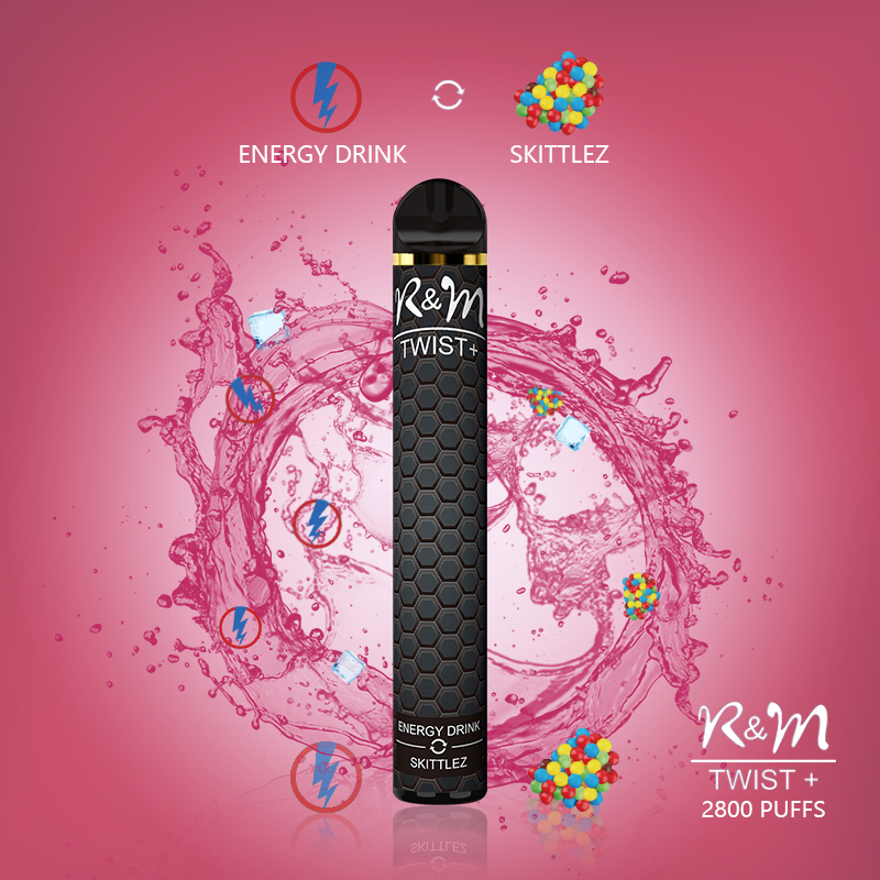 R&M Twist 3200 Puffes doubles saveurs HQD Vape 