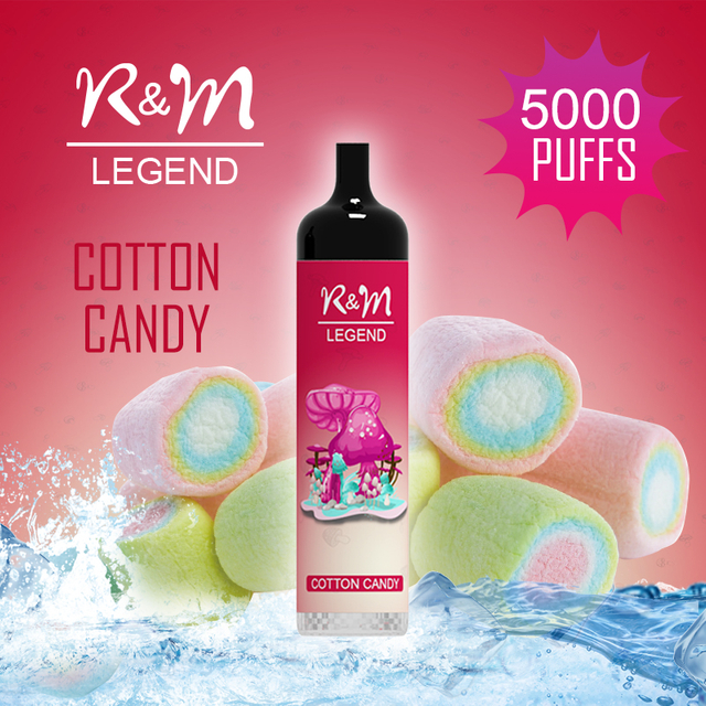 R&amp;M LEGEND 5000 bouffées de sel Nicotine Cadbury Vape Pen