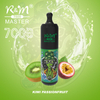 7000puffs R&M Master Custom Logo Batterie rechargeable Batterie jetable Vape Mesh Coil Elf Version Esco Electronic Cigarette