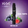 R&M 1000 Dubai personnalise la vape jetable à 5% de sel de nicotine de marque