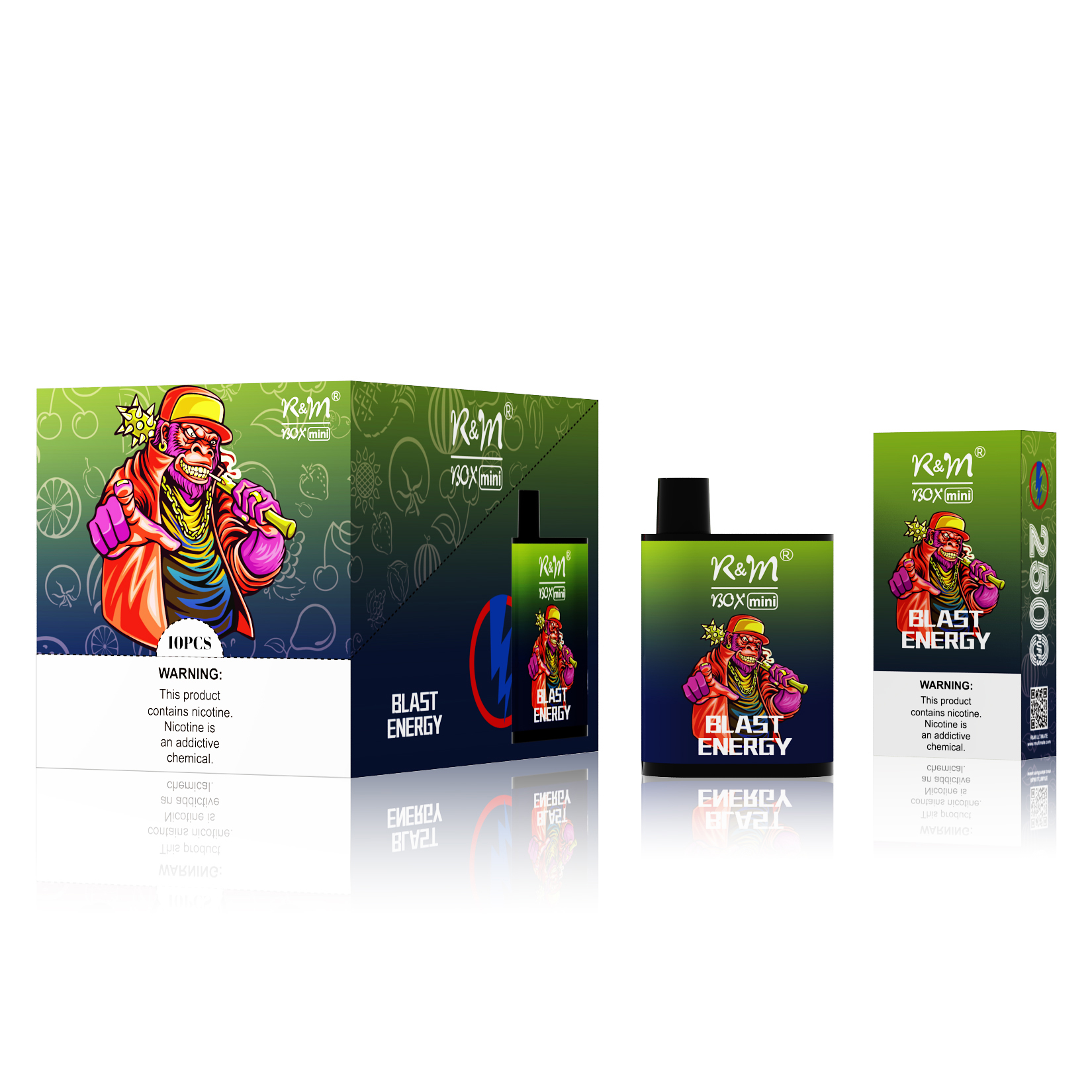 R&M Box Mini Aloe Grape | 2500 Puffs | Grossiste de vape jetable | Fournisseur
