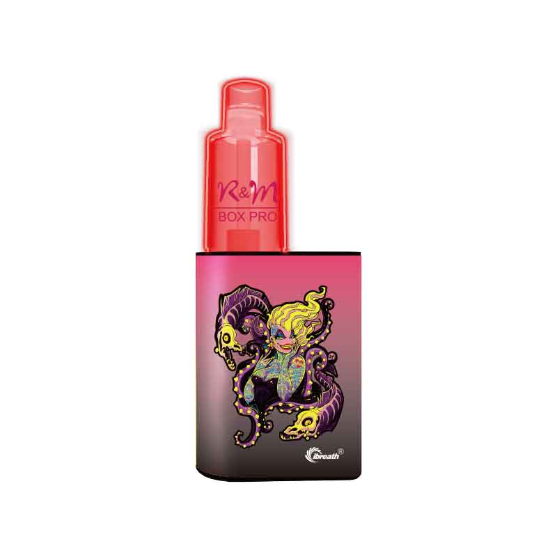 R&M Box Pro 6000 Puffs Vape 5% Salt Nicotine Air Bar Boîte jetable Vape 