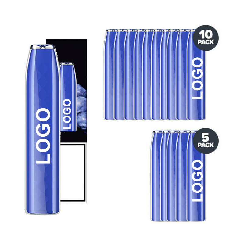 UK Europe Brand personnalisé 2% Nicotine 600puffs 800puffs qualité 2ml ejuice mini jetable vape geekbar elux elf bar ecigarette wholesale