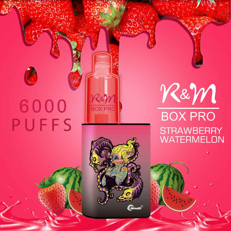 R&M Box Pro Vape Juice | 6% de nicotine | Vape jetable France 
