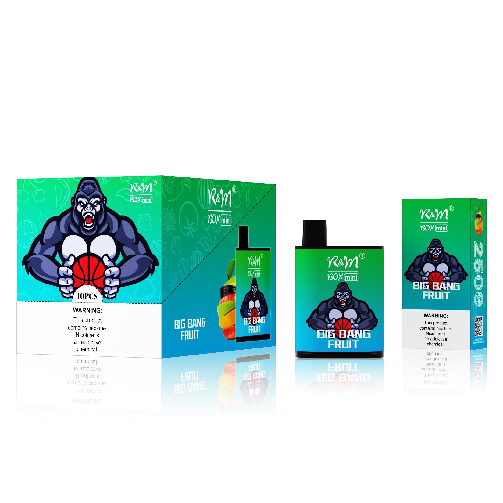 R&M Box Mini Gummy Bear | 3% de nicotine | Fabricant de vape jetable