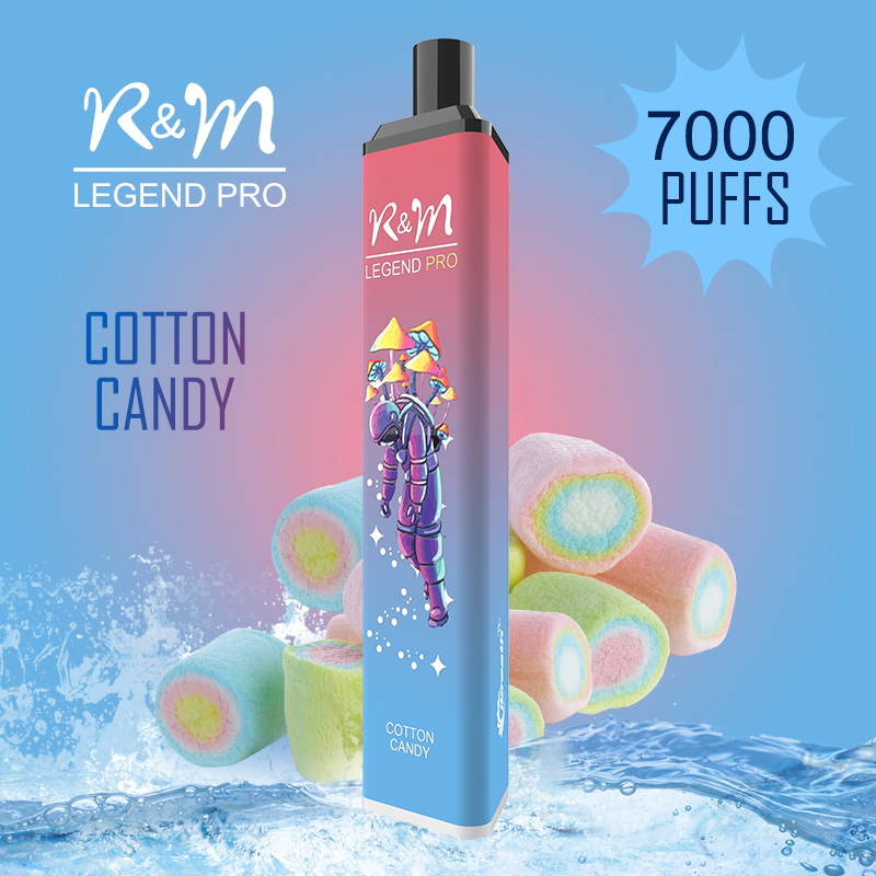 R&M Legend Pro | Cotton Candy | Fabricant de vape jetable | Fournisseur