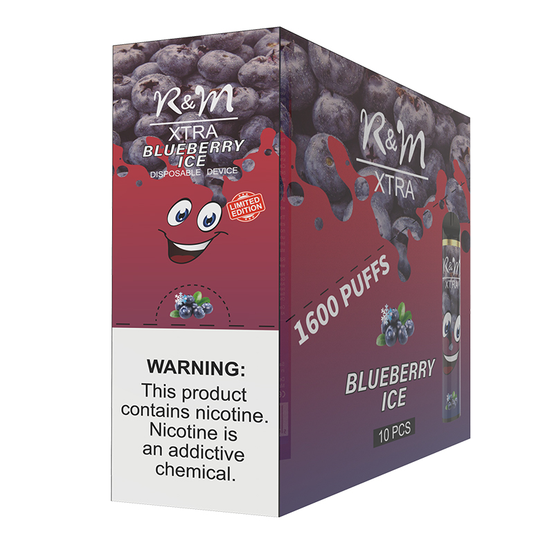 R & M XTRA 1600 Puffs 6% Dispositif jetable à la nicotine Vape