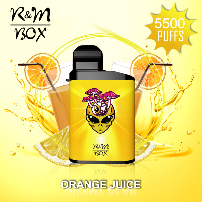 R&M Box Orange Juice Vape Vape Wholesiste | Distributeur | Fabricant