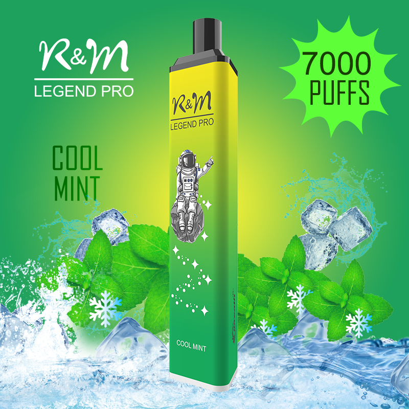 R&M Legend Pro Canada 7000 Puffs Airfow Airfow Vape Disposable | Vapes rechargeables jetables