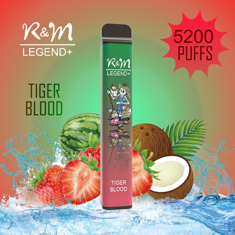 Tiger Blood | 5200 Puffs | Distributeur de vape jetable | Fabricant