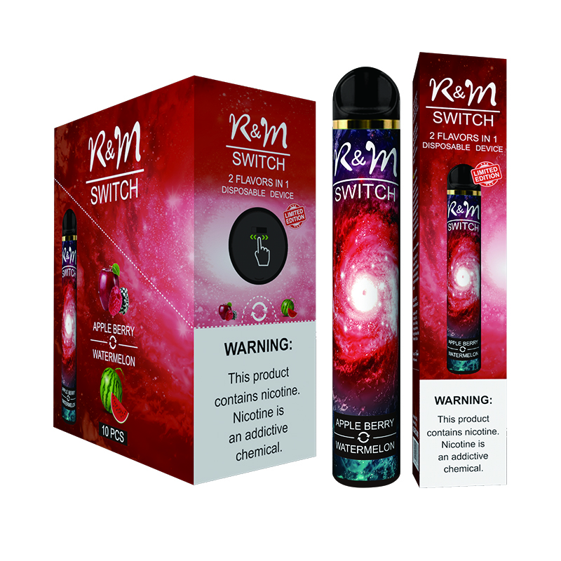 Distributeur de vape jetable R&M SWITCH Double Flavors|Fabricants|Grossiste
