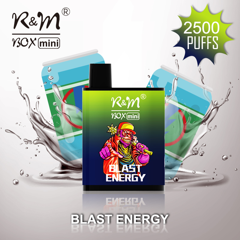 R&M Box Mini Blast Energy | 2500 Puffs | Vape Disposable au Royaume-Uni en gros | Fabricant